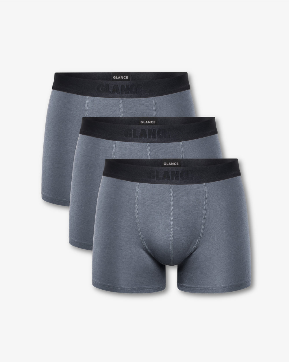 Bambus Boxershorts grau 3er-Pack von Glance Underwear