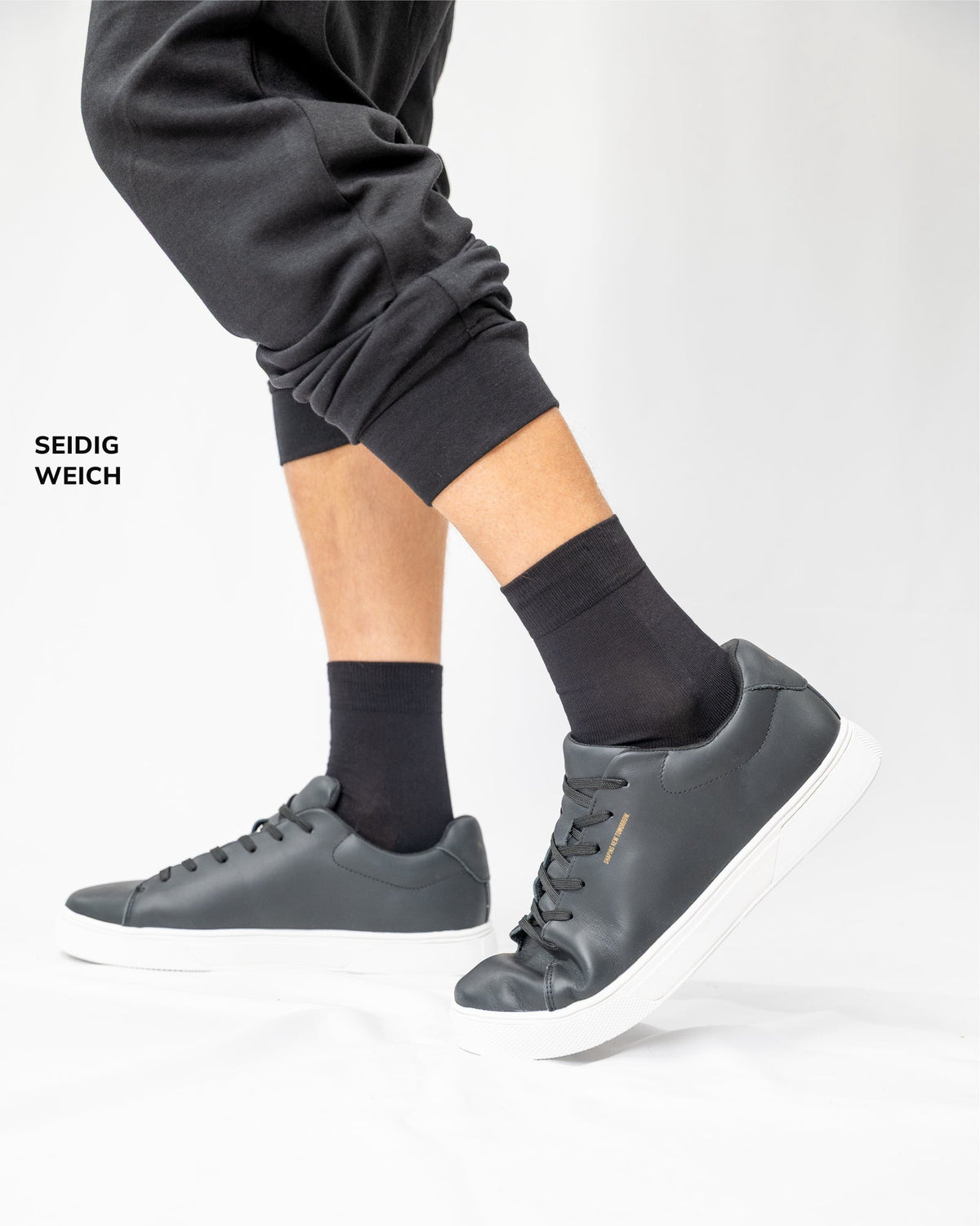 Kurzsocken Deep Black 3 Paar