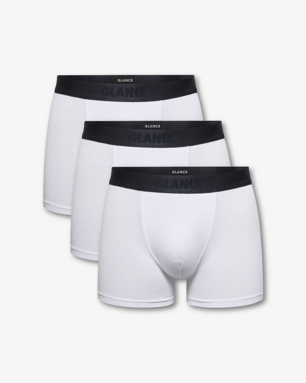 Bambus Boxershorts weiß 3er-Pack von Glance Underwear