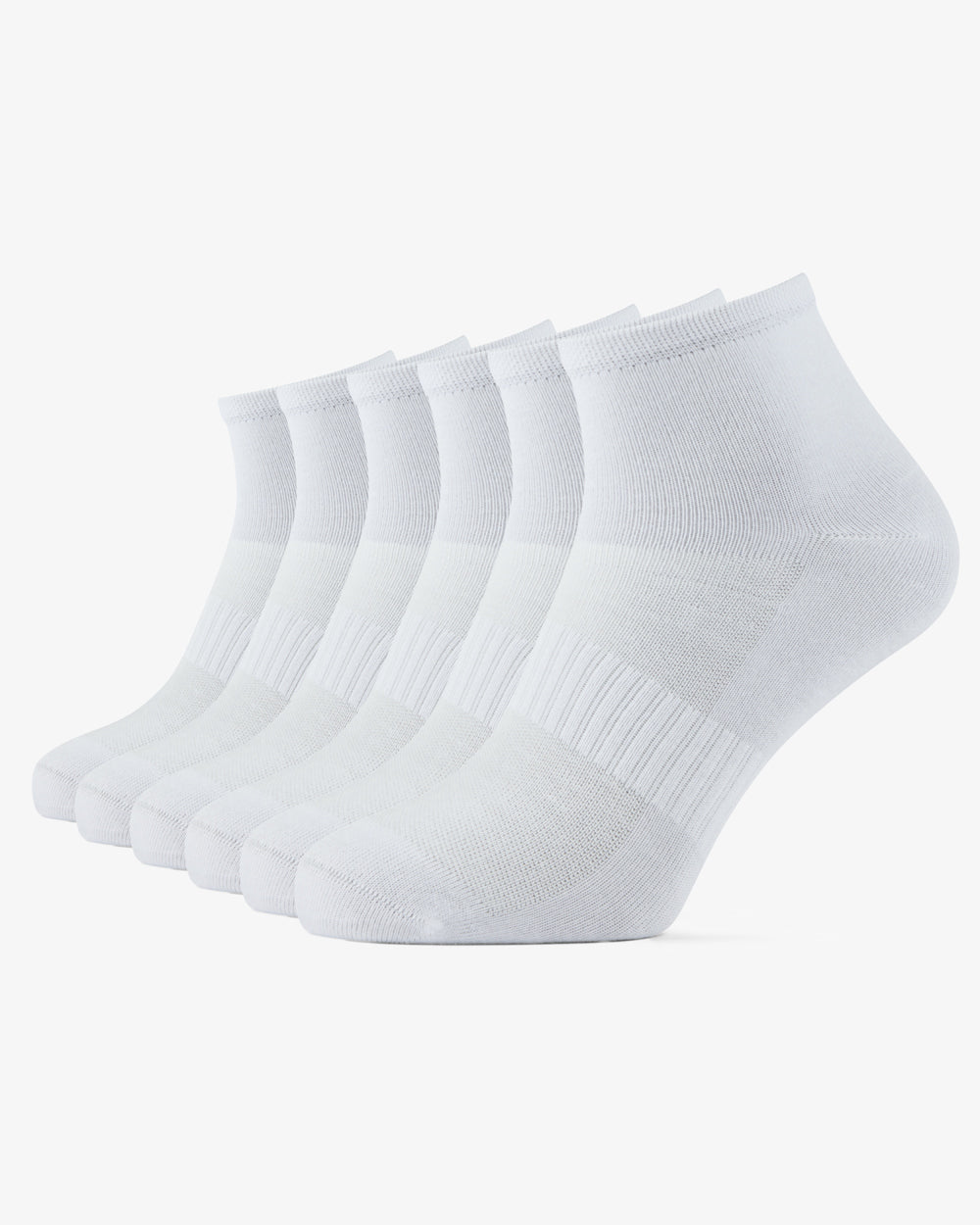 Bambus Footie Sneaker Socken 6er-Pack