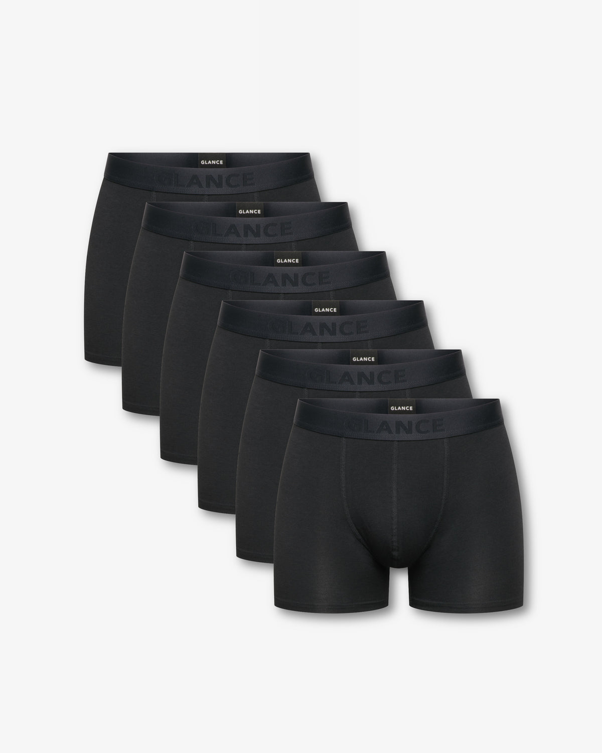 Bambus-Boxershorts | Deep Black | 6er