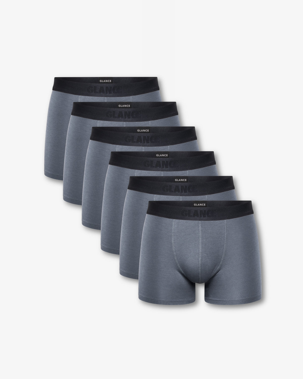 Bambus-Boxershorts | Turbulence Grey | 6er