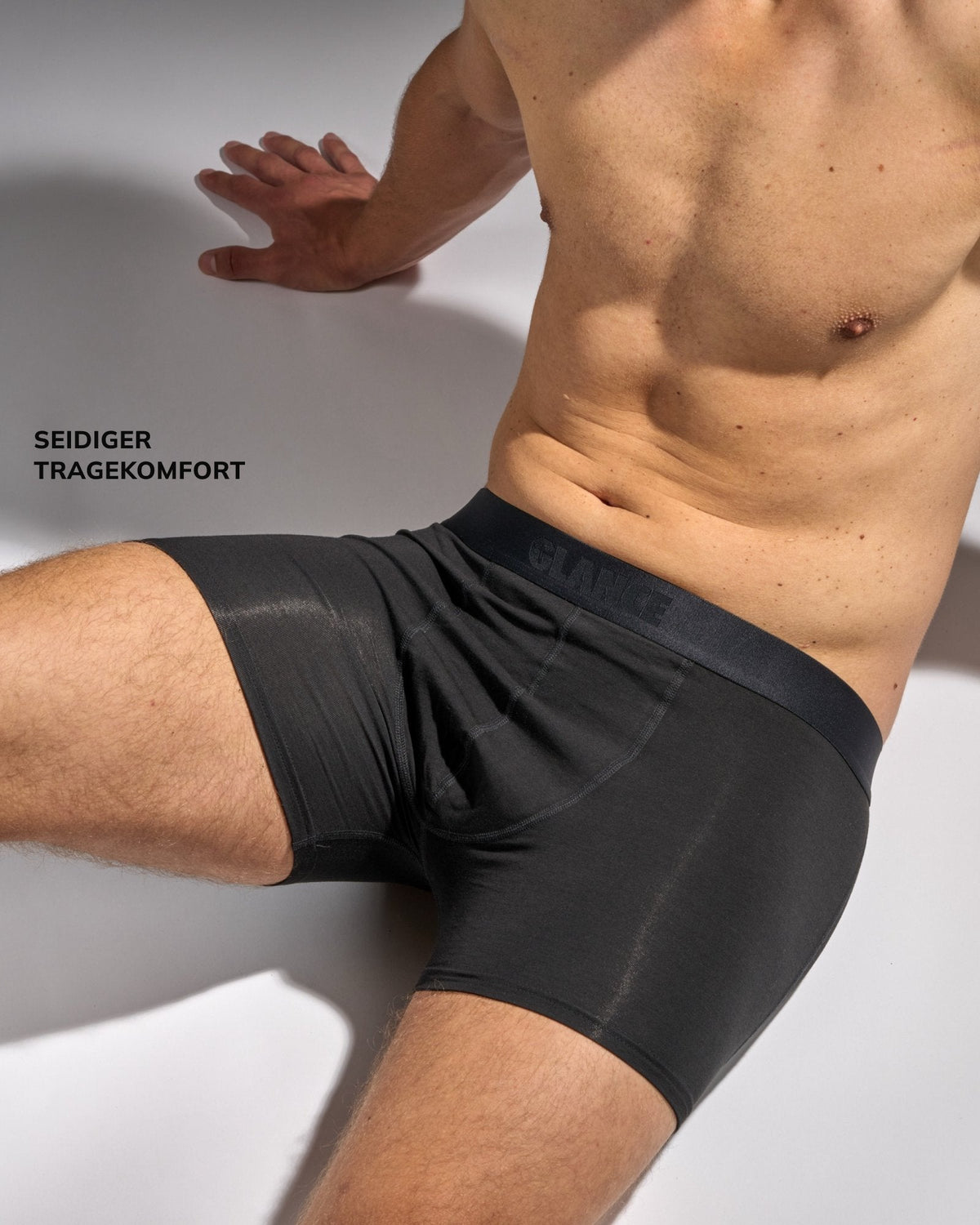 Boxershorts Black und Grey 6er