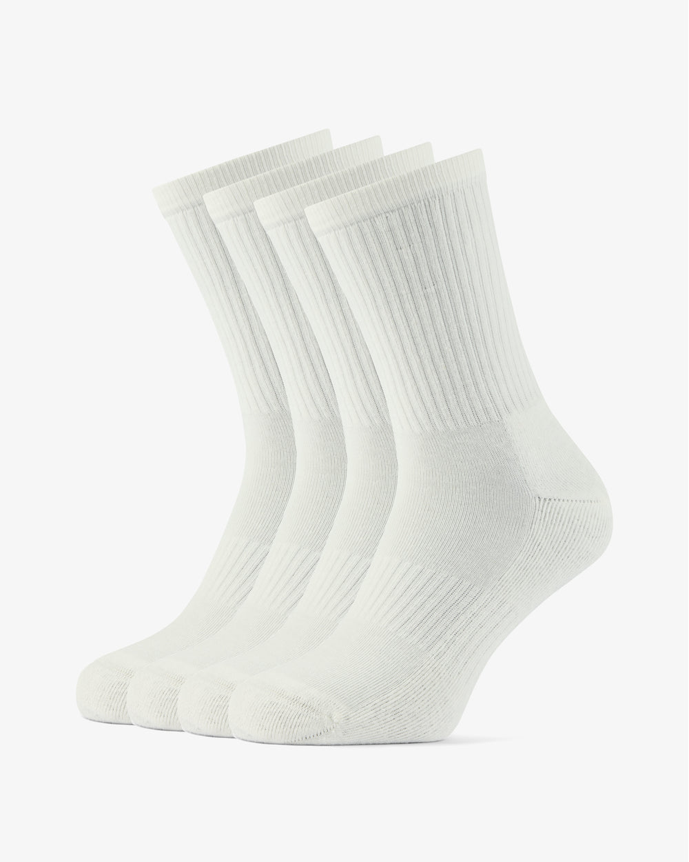 Weiße Tennissocken aus Bio-Baumwolle, zwei Paar